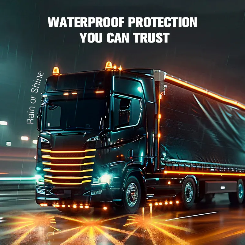 Waterproof LED colorful underbody lights for cars, motorcycles, and trucks (universal 12V-80V)