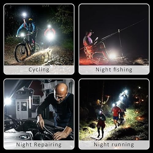 COB Rechargeable Keychain Flashlight, High Lumen Super Bright LED Work Light with Magnet,Clip,Bottle Opener for Dog Walking,Car Repair, Emergency,Camping,EDC