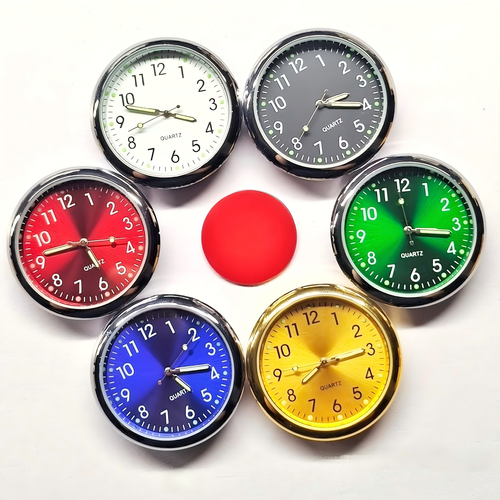 Mini Luminous Quartz Car Clock – Air Vent Clip Dashboard Clock for All Vehicles