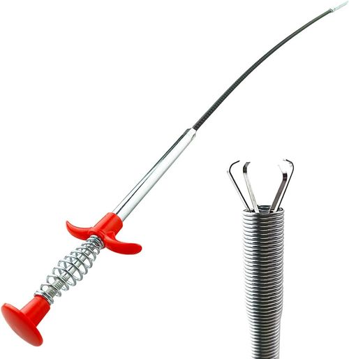 Sink Grabber Flexible grabbing tool for trash picking, drains, household sinks, toilets and cleaning dryer vents (2m)