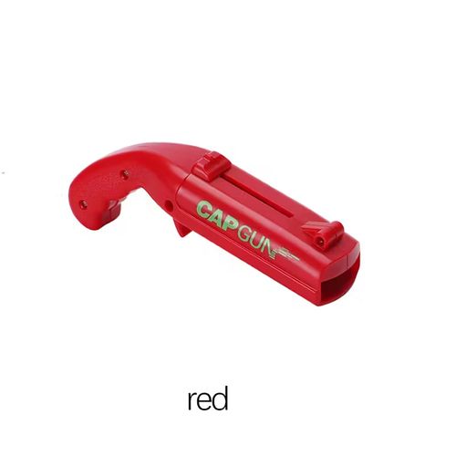 Bottle Cap Gun | Portable Beverage Bottle Opener, Bottle Cap Transmitter, Kitchen Party Supply Tools, Plastic,