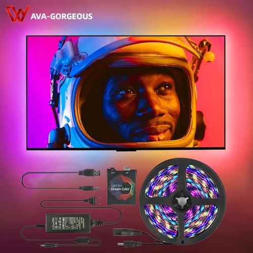 🎁 USB LED light strip for TVcomputer screens, with APP and Bluetooth remote control 🎁