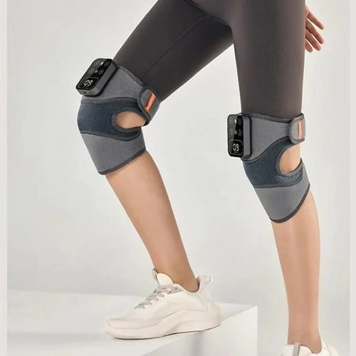 MAXwarm 4.0 Cordless Knee Massager 2025 Upgraded Version Electric Heated Knee Pad with 5 Heat Levels and 3 Vibration Modes for Pain Relief Suitable for Men and Women