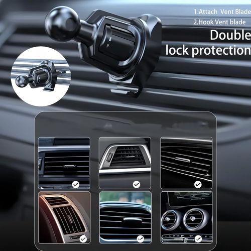 Best Car Phone Mount for Rough Roads – Heavy Duty Anti-Shake Vent Holder