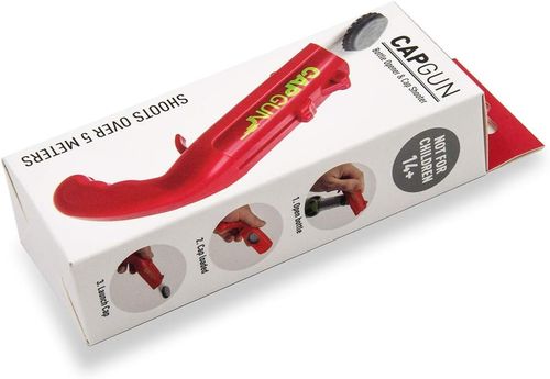 Bottle Cap Gun | Portable Beverage Bottle Opener, Bottle Cap Transmitter, Kitchen Party Supply Tools, Plastic,