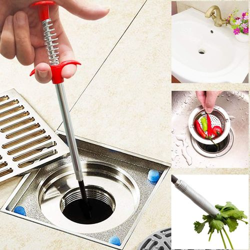 Sink Grabber Flexible grabbing tool for trash picking, drains, household sinks, toilets and cleaning dryer vents (2m)