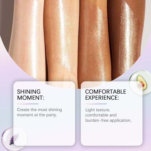Party Body Glitter Oil | Brightening Shimmer Dry Oil for Weddings, Nightclubs & Beach Parties | Safe & Comfortable for Face and Body