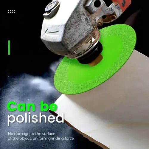 GLASS CUTTING DISC Precise and Fast Cutting: The ultra-thin blade ensures accurate, fast cuts, cut Everything in Seconds cuts. Whether the cutting material is slate, marble, ceramic tiles, or ceramics, you can easily cut, polish, and chamfer to complete the work perfectly