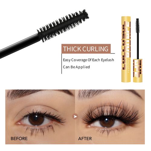 Waterproof eyelash primer for long-lasting, long-lasting curling and smudge-free mascara