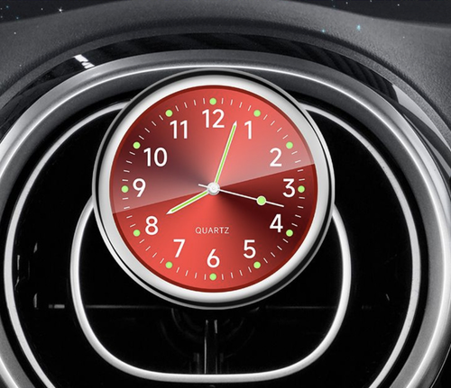 Mini Luminous Quartz Car Clock | Air Vent Clip Dashboard Clock for All Vehicles