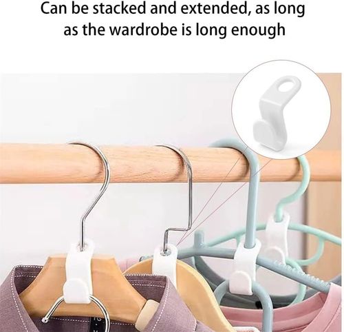 Buy 100 Pcs Space Saving Clothes Hanger Connector Hooks Online in Nigeria