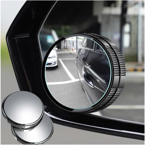 360° Adjustable Suction Cup Blind Spot Mirrors 2PCS – HD Wide Angle Car Mirror