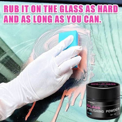 🌟Trusted by Car Lovers in Nigeria🌟 Cerium Oxide Glass Polishing Powder – Easy Use, Long-Lasting Bright Glass!