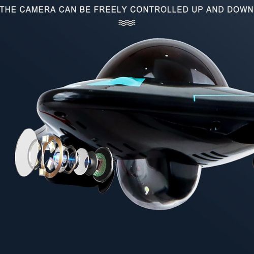 Boats with Camera for Adults, 6CH Remote Control Boat for Pools & Lakes, App Wireless Control Waterproof RC Camera Boat
