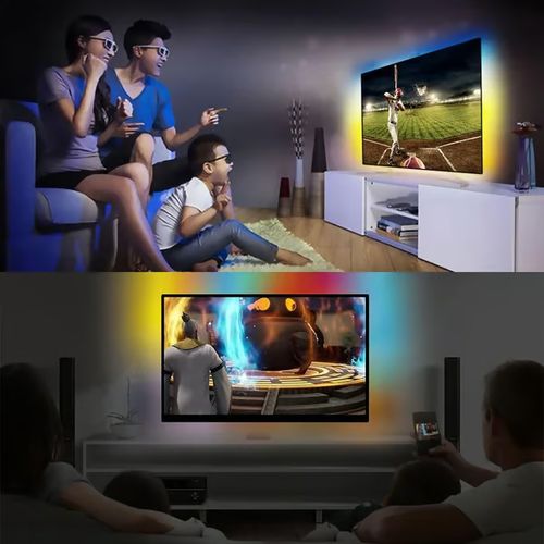 🎁 USB LED light strip for TVcomputer screens, with APP and Bluetooth remote control 🎁