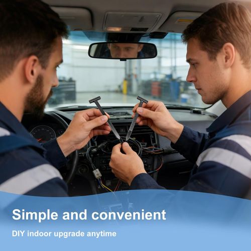100Pcs Heavy Duty T-Head Cable Tie Buckles | Heat Proof Car Fender & Bumper Clip Replacements