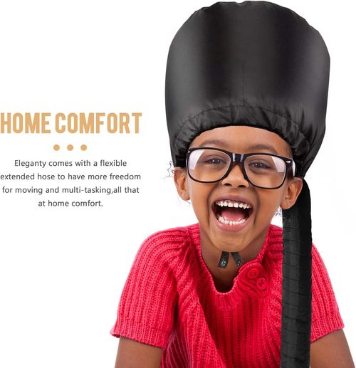 Soft Bonnet Hair Dryer Attachment with Hose, Speed Up Full Hair Drying, No Damage to Hair, Easy to Wear, Suitable for All Head Shapes