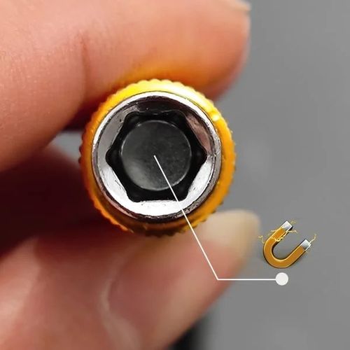 Universal metal screwdriver bit for electric drills and screwdrivers