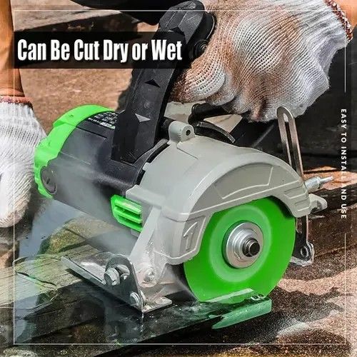 GLASS CUTTING DISC Precise and Fast Cutting: The ultra-thin blade ensures accurate, fast cuts, cut Everything in Seconds cuts. Whether the cutting material is slate, marble, ceramic tiles, or ceramics, you can easily cut, polish, and chamfer to complete the work perfectly