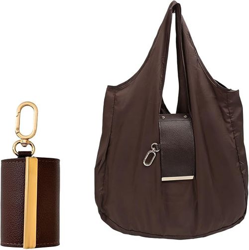 Foldable Women's Tote Bag | Large Capacity Travel & Shopping Shoulder Bag