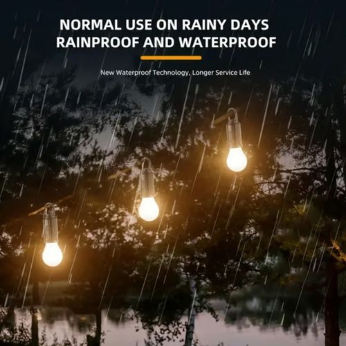 🔥Solar-powered light bulb, USB rechargeable LED waterproof lamp🔥