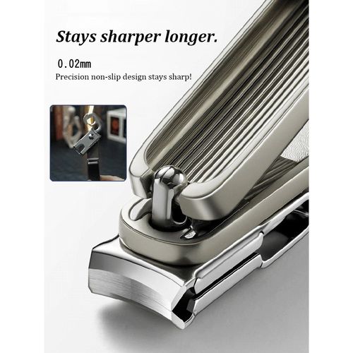 360° Rotating Nail Clipper Set | Ultra-Sharp Thick Toenail Clipper with Nano File
