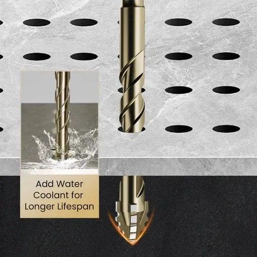 🔥2025 Hot Sale🔥High-Strength 4-Flute Serrated Eccentric Drill Bit Kit EFFICIENT DEEP DRILLINGUp to 5cm Depth Without Cracking