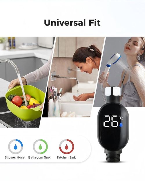 🌡️ Instant-read digital bathtub thermometer, microcomputer-controlled intelligent shower water thermometer, an essential item for bathing. This product does not heat the water.👶📦