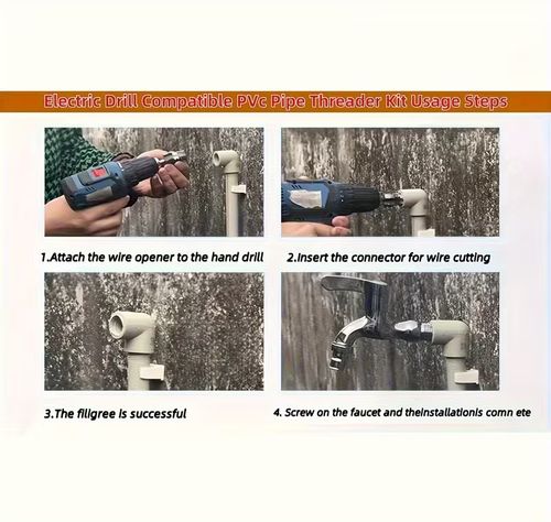 11pcs Steel Pipe Threading Tool Set