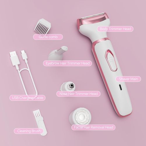 The Lady Shaver 4-in-1 is the quick and safe solution for painless hair removal. 👌
