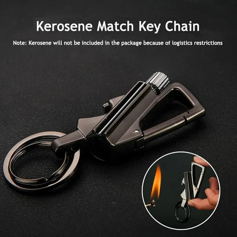 👍 -FlareGrip 3-in-1 Kerosene Match Keychain