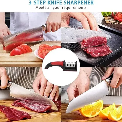 Promotional 4-level knife sharpener, durable and wear-resistant