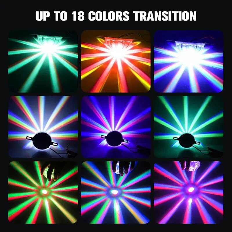 Waterproof LED colorful underbody lights for cars, motorcycles, and trucks (universal 12V-80V)