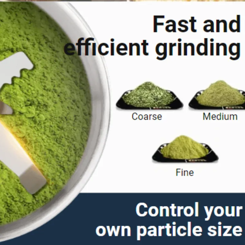 🔥High-speed large-capacity electric pulverizing and grinding cup Stainless Steel Multi-Function Blender - Perfect Grind