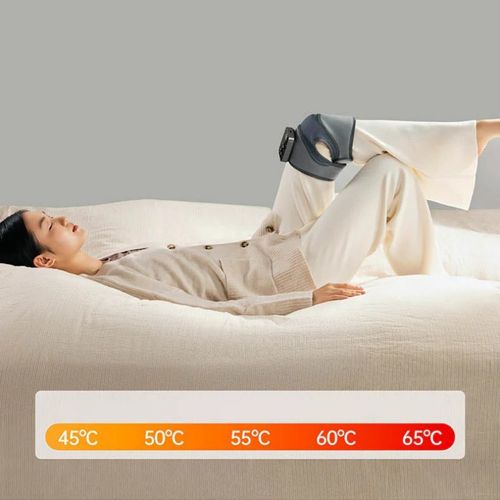 MAXwarm 4.0 Cordless Knee Massager 2025 Upgraded Version Electric Heated Knee Pad with 5 Heat Levels and 3 Vibration Modes for Pain Relief Suitable for Men and Women