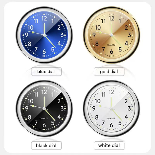 Mini Luminous Quartz Car Clock | Air Vent Clip Dashboard Clock for All Vehicles