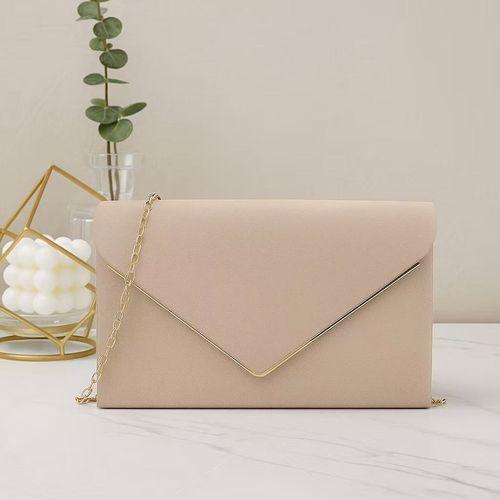 Clutch Purse for Women Evening Bags Handbags for Wedding Party Cocktail Prom Faux Suede Crossbody Shoulder Bag