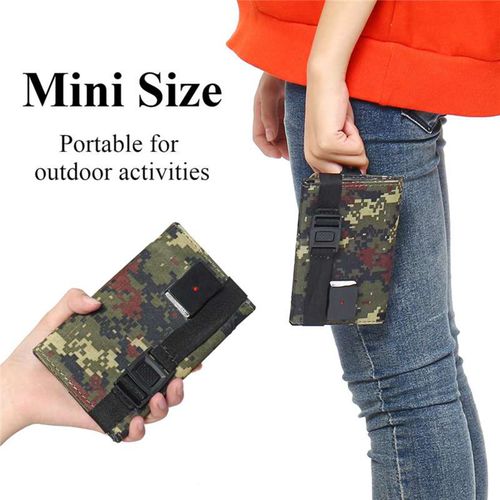 20W Foldable Solar Charging Panel – Waterproof & Dustproof Portable Power Bank for Travel, Outdoor & Emergency Use (Camouflage Design)