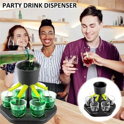 🥃6 Shot Glass Dispenser & Holder