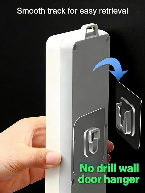 Buy 30 Pairs Clear Adhesive Wall Hooks Online | Heavy Duty No-Drill Hangers