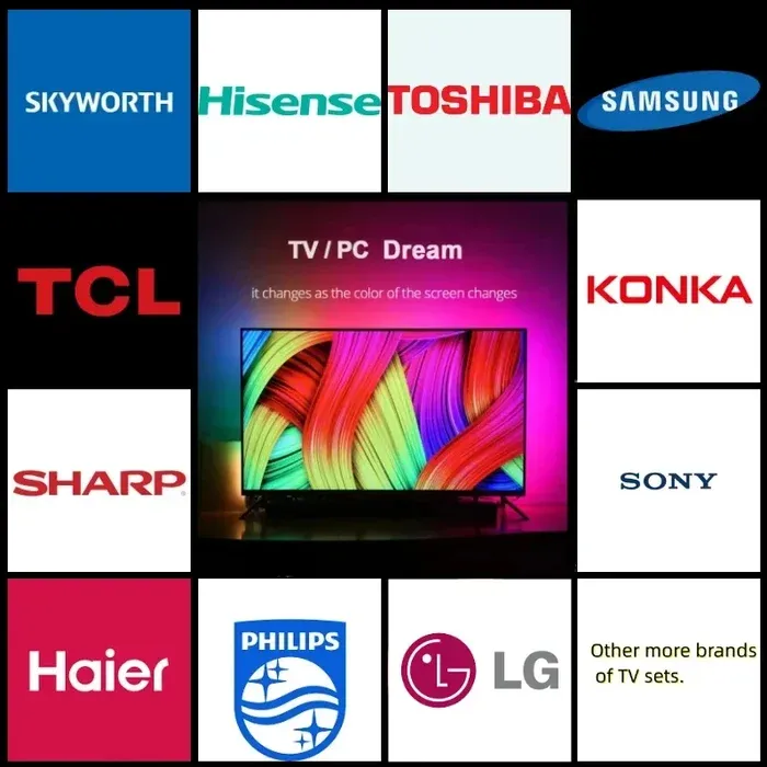 🎁 USB LED light strip for TVcomputer screens, with APP and Bluetooth remote control 🎁