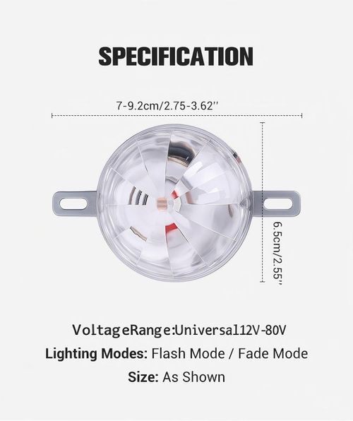 Waterproof LED colorful underbody lights for cars, motorcycles, and trucks (universal 12V-80V)