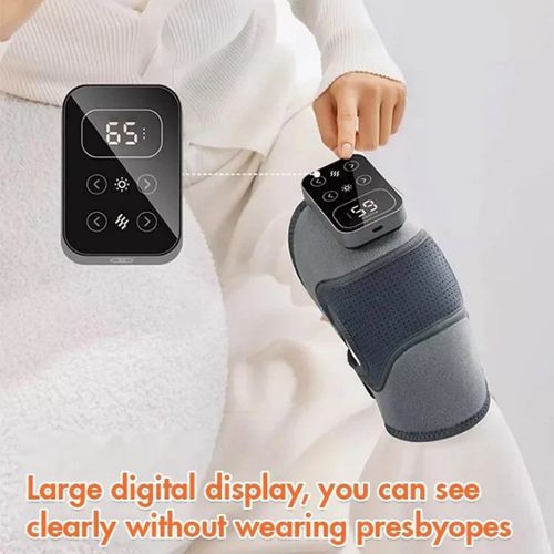 MAXwarm 4.0 Cordless Knee Massager 2025 Upgraded Version Electric Heated Knee Pad with 5 Heat Levels and 3 Vibration Modes for Pain Relief Suitable for Men and Women