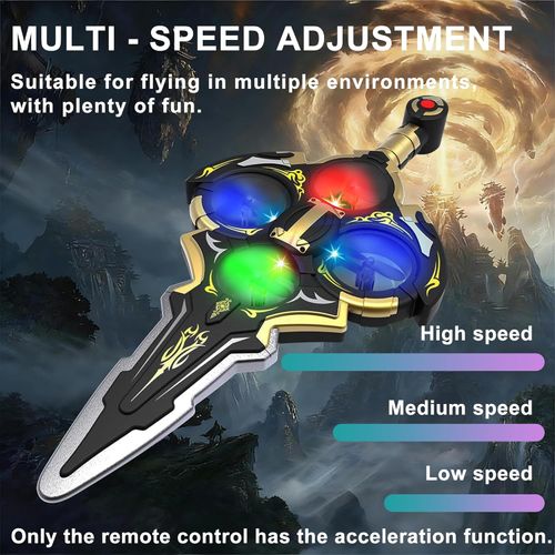 Remote-controlled flying swords and knives, gesture-controlled, 360° rotating flying sword toy, stunt rolls, a toy suitable for all ages.