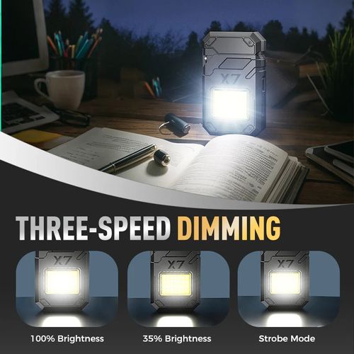 Rechargeable Lighter with COB Light & Keychain