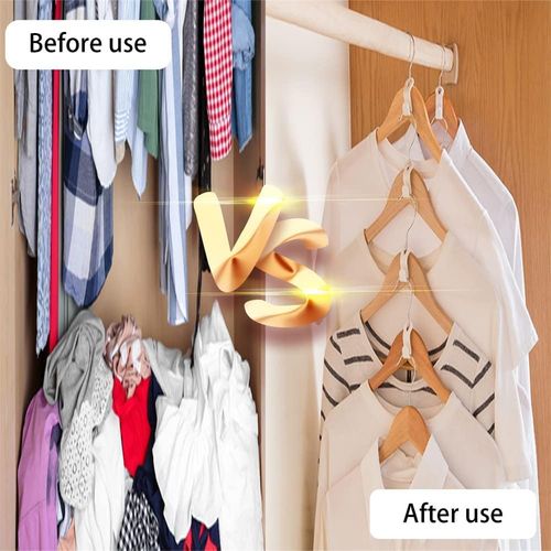 Buy 100 Pcs Space Saving Clothes Hanger Connector Hooks Online in Nigeria