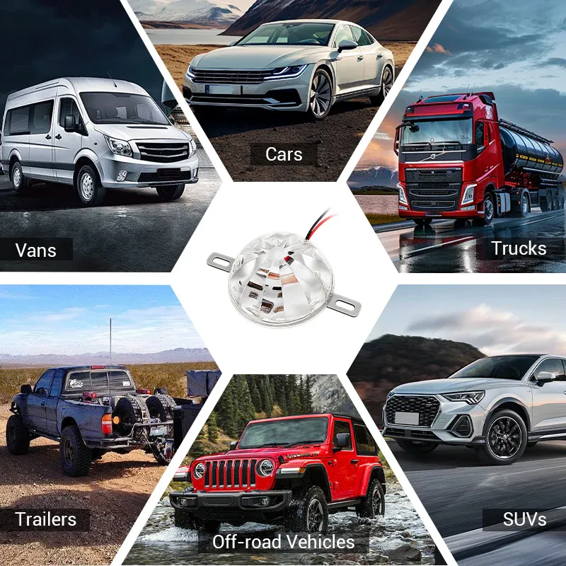 Waterproof LED colorful underbody lights for cars, motorcycles, and trucks (universal 12V-80V)