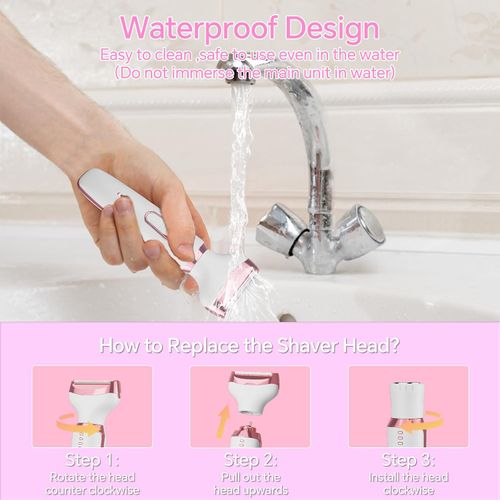 The Lady Shaver 4-in-1 is the quick and safe solution for painless hair removal. 👌