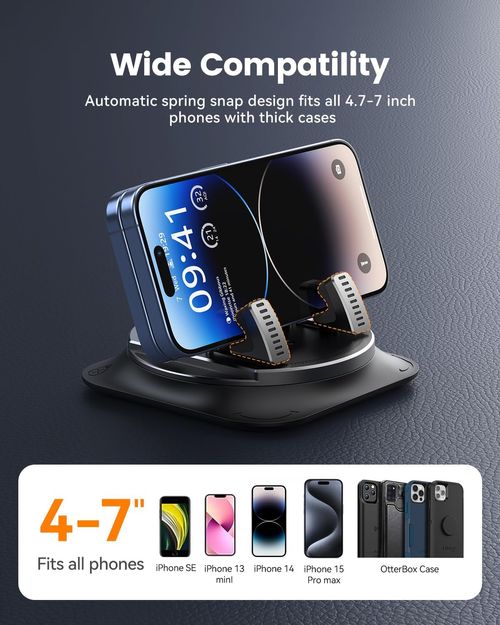 Best 360° Dashboard Car Phone Holder | Anti-Slip Heavy-Duty Mount