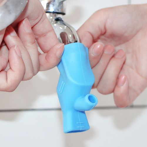 💎9Pieces Faucet Water Tap Extenders,Kitchen Sink Faucet Connector,Silicone Flexible Facucet Extension Without Water Waste and Splashing (3pcs Blue  3pcs Green 3pcs  Pink)